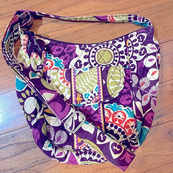 Vera Bradley Plum Crazy Crossbody - Picture 4 of 12